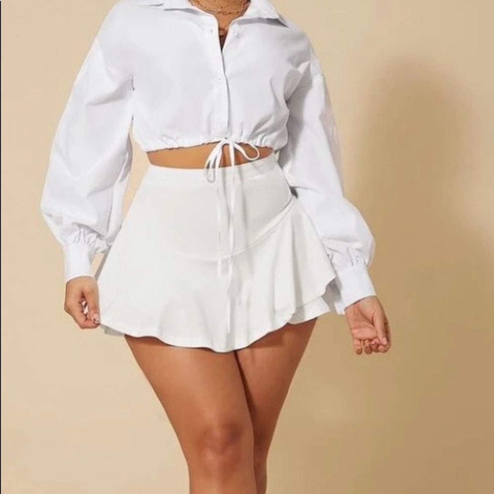 Shein size L high wasted skort